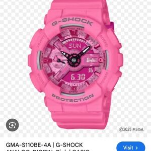 G-Shock Pink Analog-Digital Watch